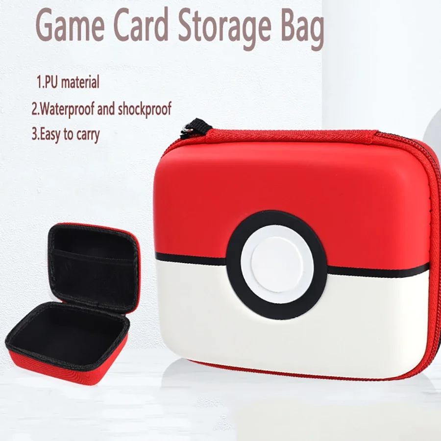 Travel Accessories For 4 Year Old - Pokemon Hartschalen-Etui für Brettspiele, Kinder-Spielkarten, Reise-Reißverschluss-Taschen,