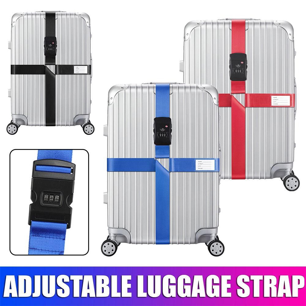 Travel Lock Tsa Approved - Verstellbarer Reisekoffer Band Gepäck Koffer Seil