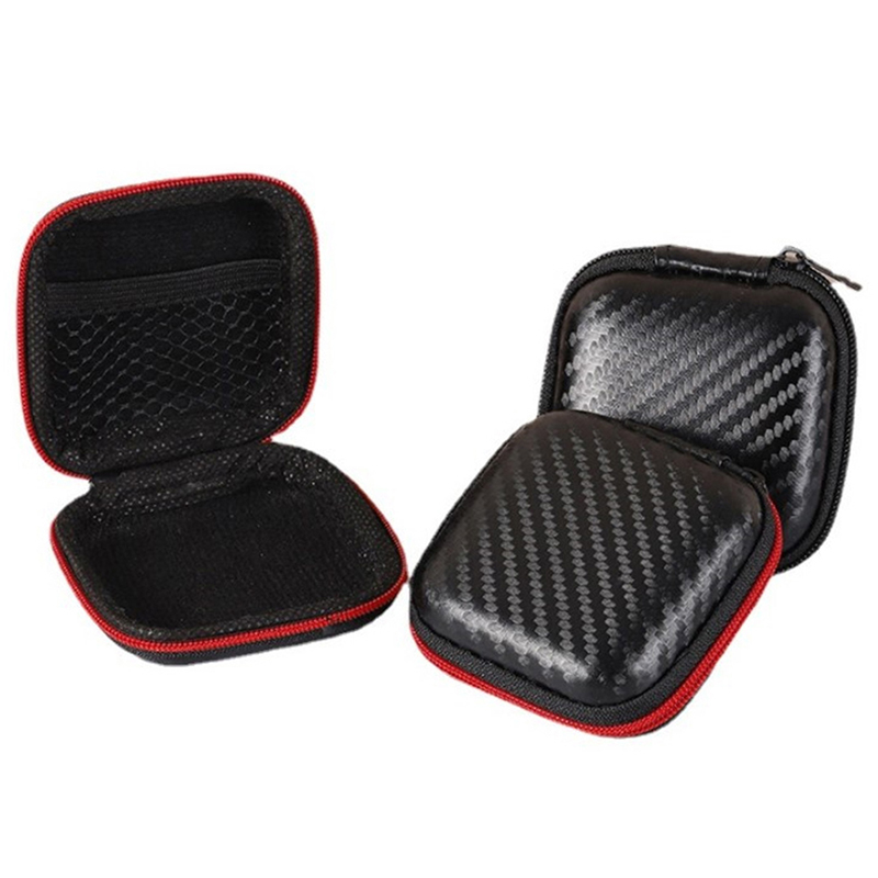 Travel Accessories Box - Kopfhörer-Kabel-Organizer-Box Tragbare Reise-Aufbewahrungstasche mit Reißverschluss für