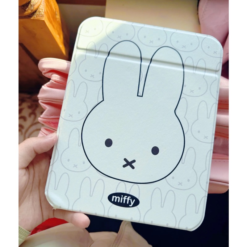 Travel Accessories Best - Miffy Bunny Schminkspiegel Tragbarer Klappspiegel für