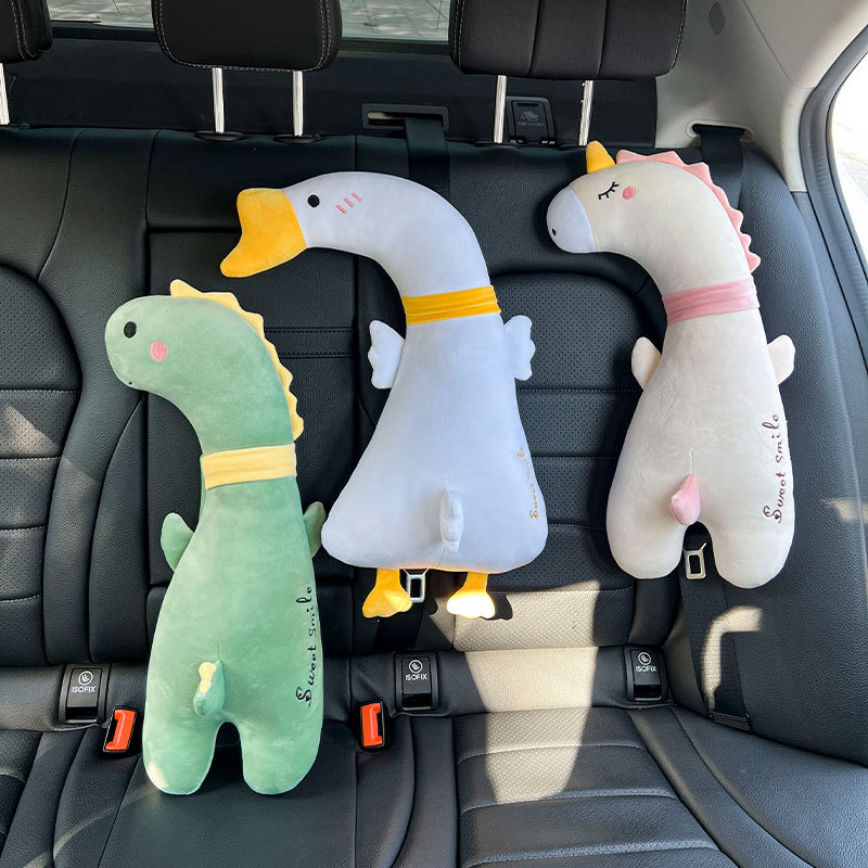 Travel Accessories For 4 Year Old - Autositz-Schulterpolster mit Cartoon-Haustier-Design für Kinder, um