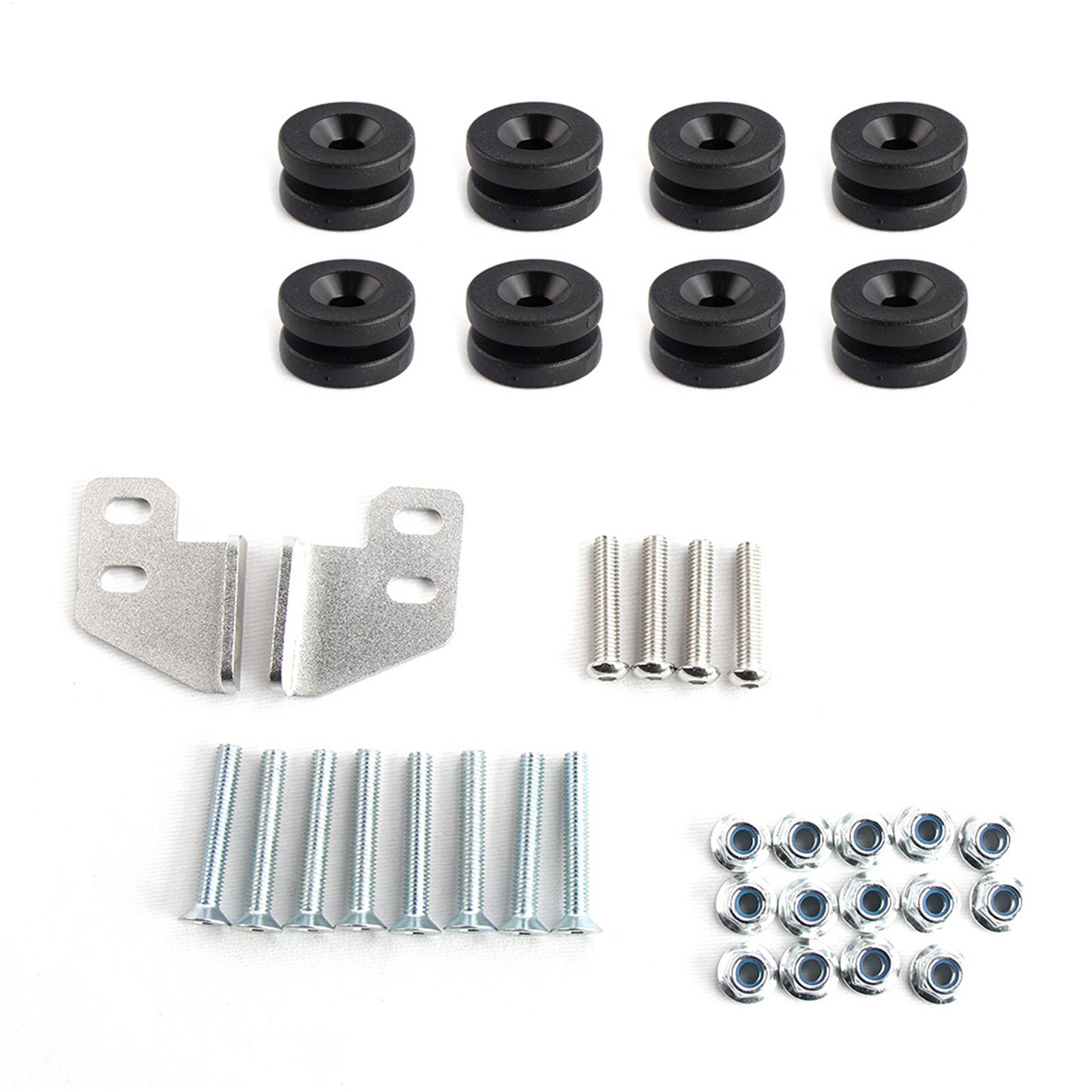 Travel Accessories Box - Hecktaschen-Montagehalterungskit, tragbares Motorrad-Seitenkoffer-Montageset, Verstärkungs-Installationskit für Seitenkoffer,