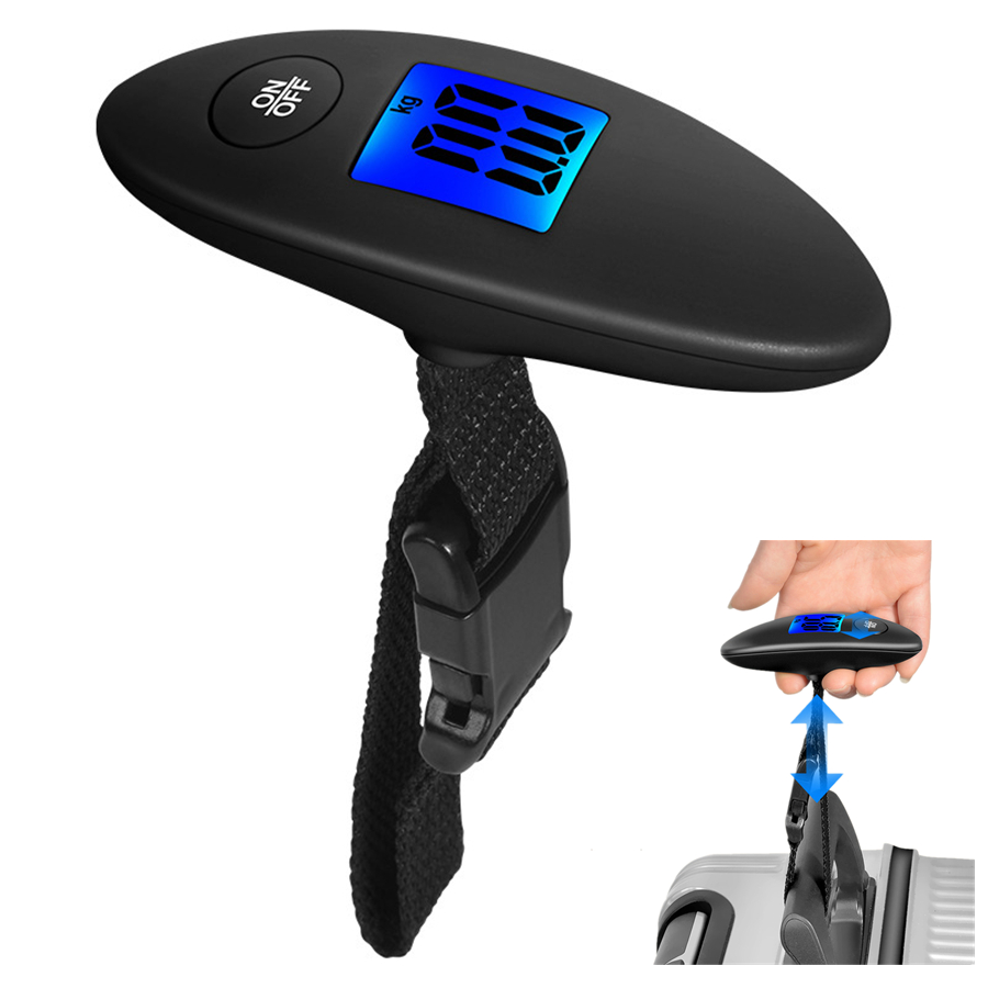 Travel Accessories Tech - 40kg/100g Tragbare Gepäckwaage Hochpräzise Digitale Reisewaage