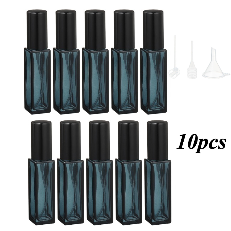 Travel Accessories High End - 10 Stück Parfümflaschenspray, leer, Parfümzerstäuber, nachfüllbar,