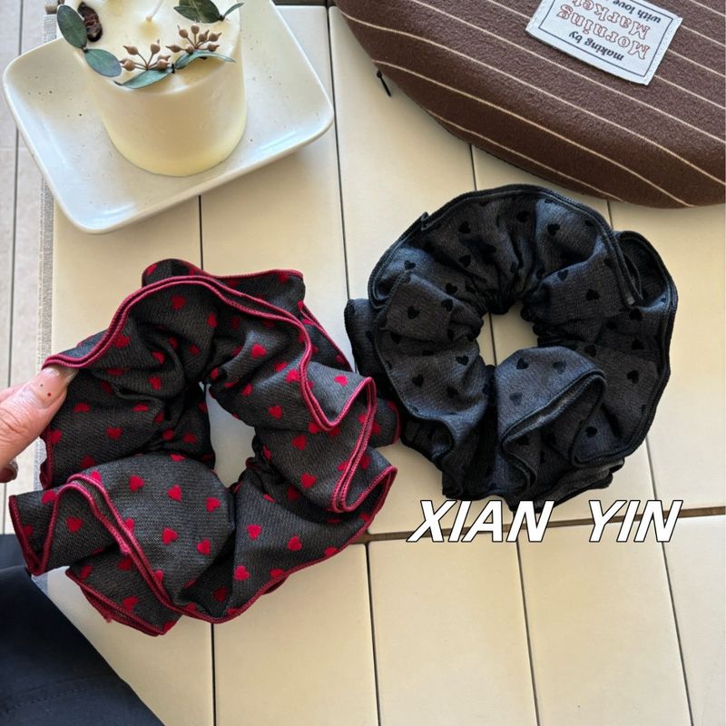 Travel Accessories Bunnings - 1 Stück koreanisches Haar-Accessoire, graues herzförmiges