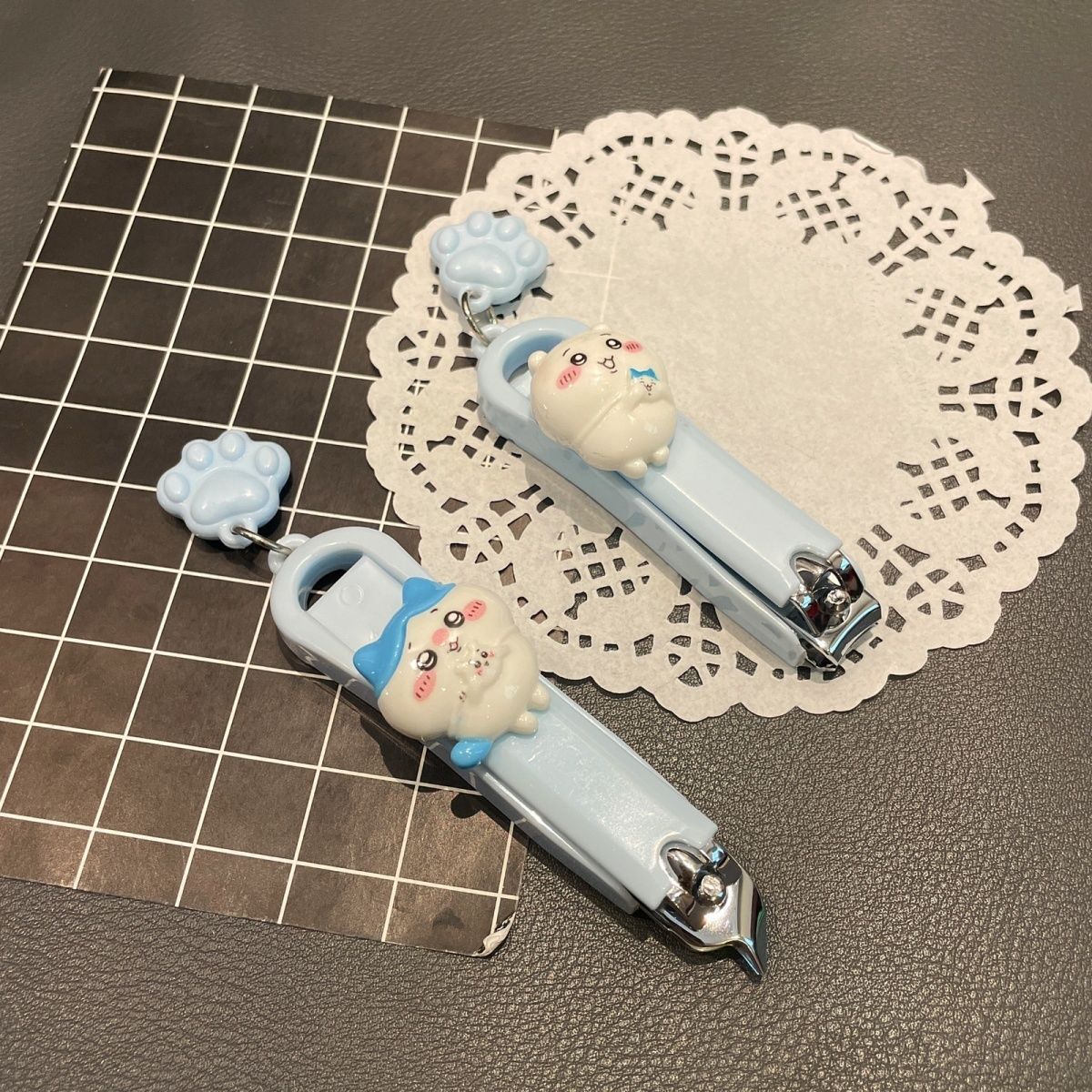 Travel Accessories For Kids - Kawaii Chiikawa Nagelknipser, niedliches Cartoon-Hachiware-Design, tragbarer