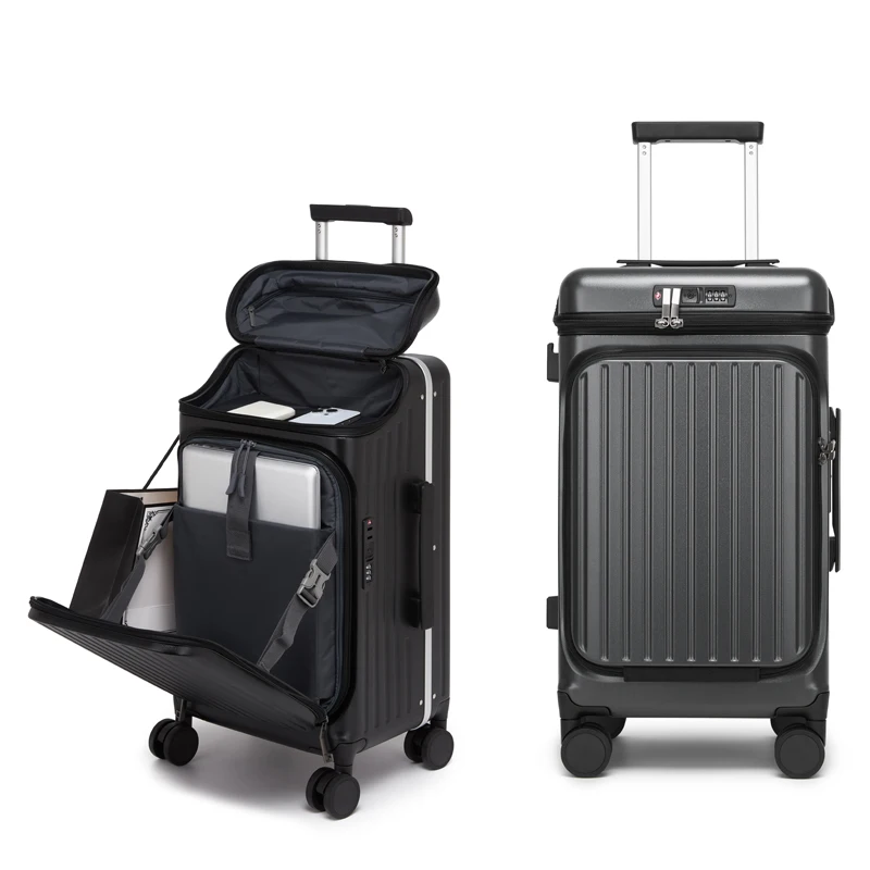 Travel Lock Tsa Approved - 100% PC Hartschalen-Koffer mit Front- und