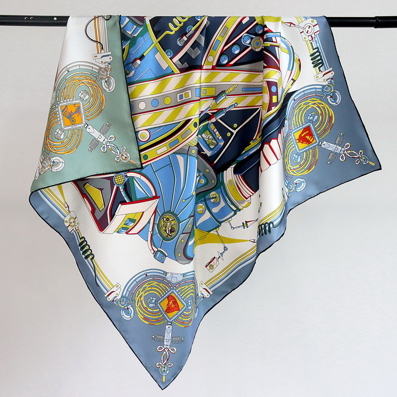 Travel Accessories For Women - 18MM Seidenschal für Damen, handgerollte Bandanas,