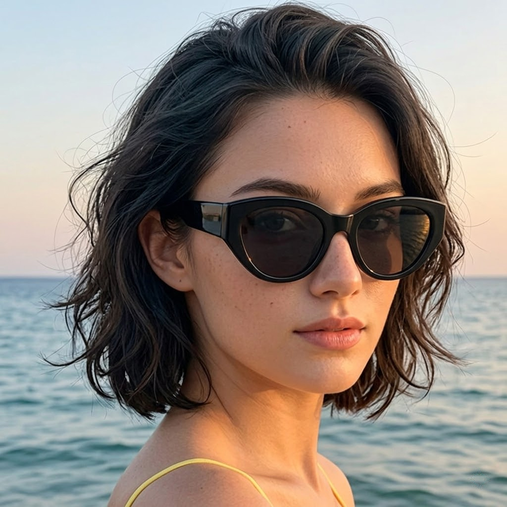 Travel Accessories For Women - Klassische Cat-Eye-Sonnenbrille für Damen und Herren,
