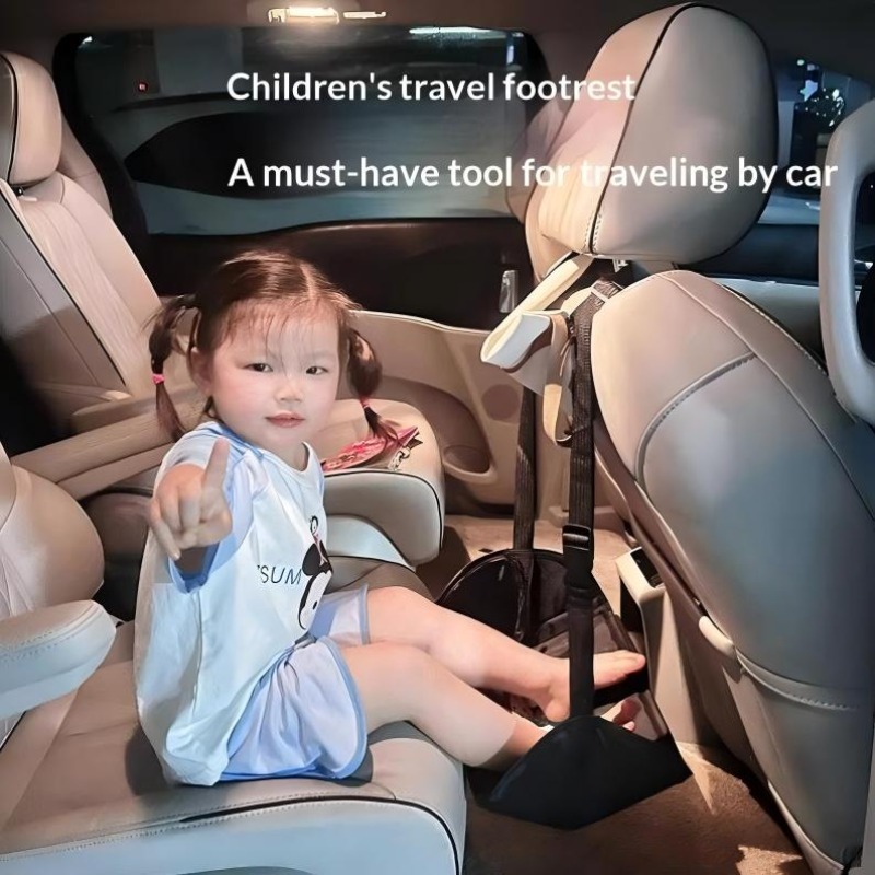 Travel Accessories For Kids - Verstellbare Tragbare Auto-Reise-Fußmatte für Erwachsene und