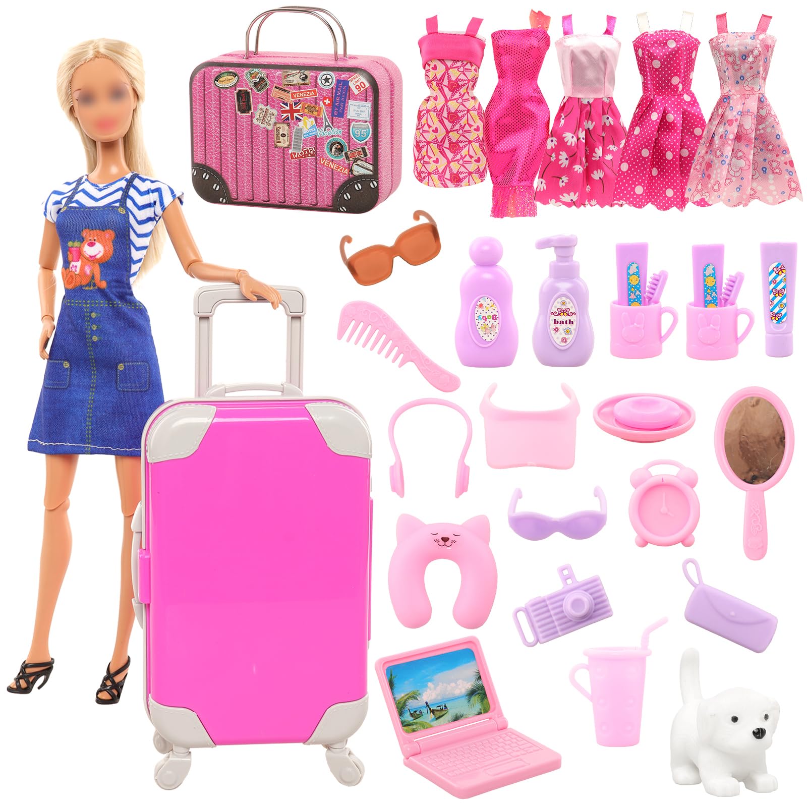 Travel Accessories For Europe - Barwa 30 pcs 4.5lnch Reise möbel