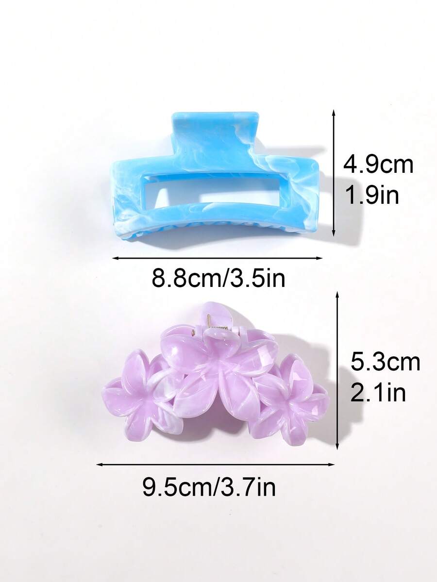 Travel Accessories Bunnings - SGIAWETA-6 Stück Blaue & Lila Marmor