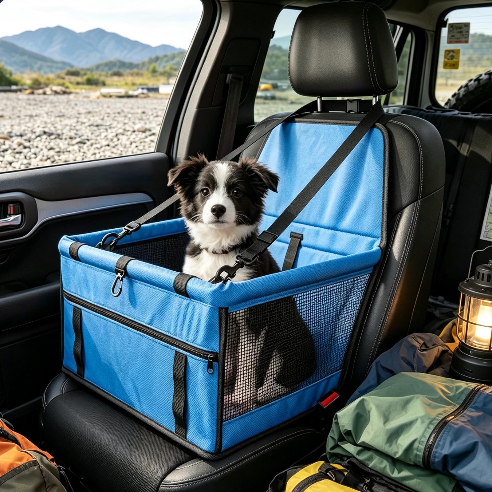 Travel Accessories Under 10 - Hunde-Autositz für kleine Hunde, tragbar, wasserdicht,