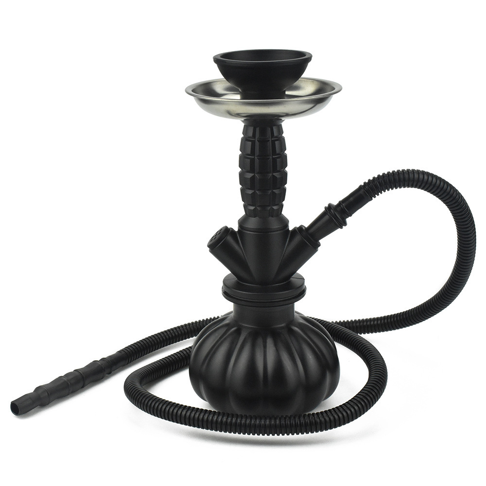 Travel Accessories High End - Hochwertiges Shisha-Set mit Einzelschlauch aus Silikon