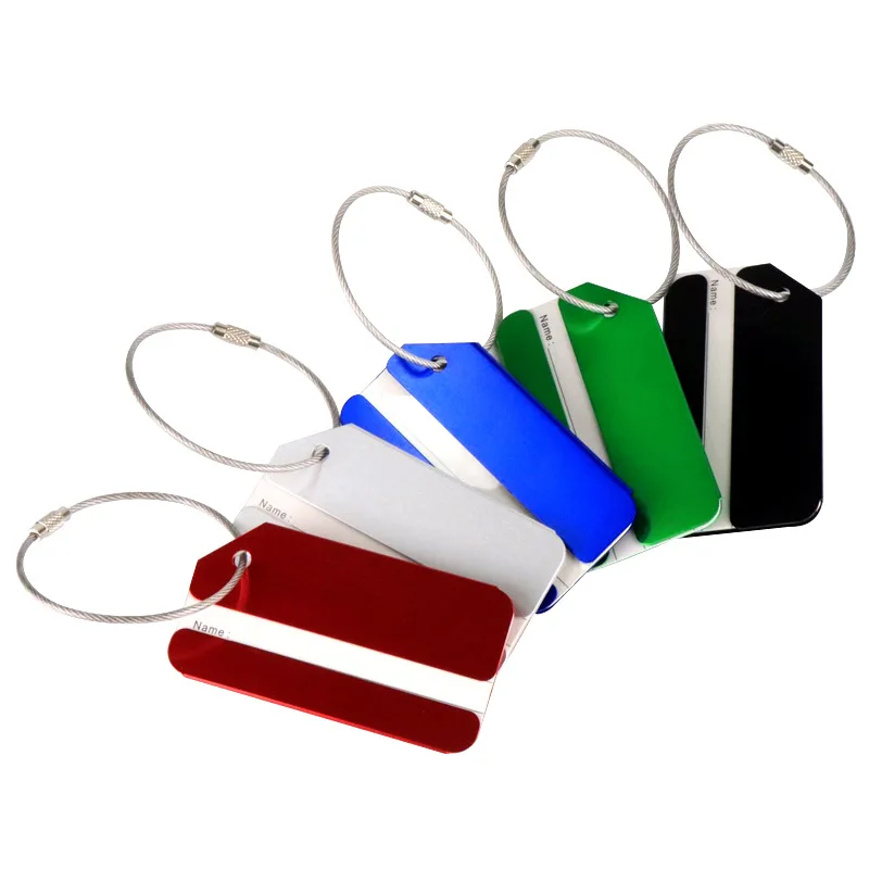Travel Accessories In Train - 1 Stück Gepäckanhänger aus Aluminiumlegierung für