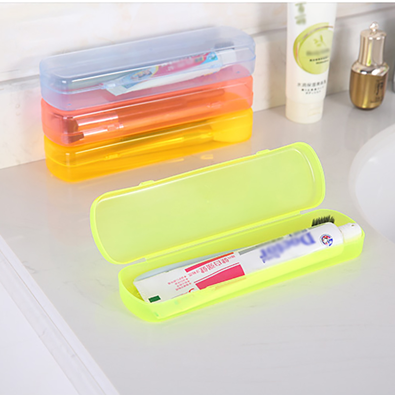 Travel Accessories For Europe - Badezimmer-Zubehör Tragbare Outdoor-Reise Zahnbürsten- und Zahnpasta-Aufbewahrungsbox