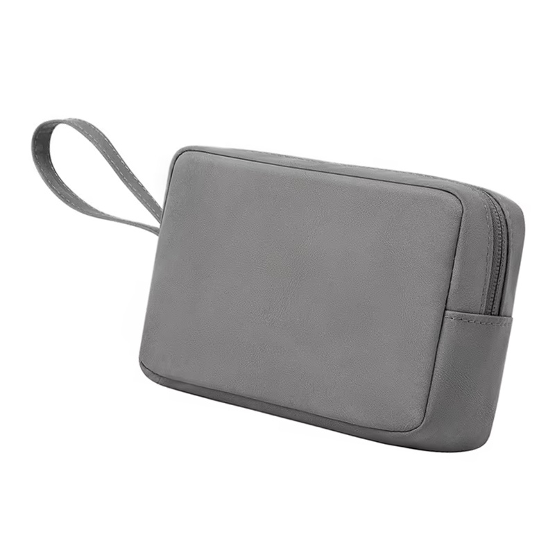 Travel Accessories Leather - Tragbare wasserdichte Handytasche, Reise-Ladekabel-Aufbewahrungstasche für iPhone,