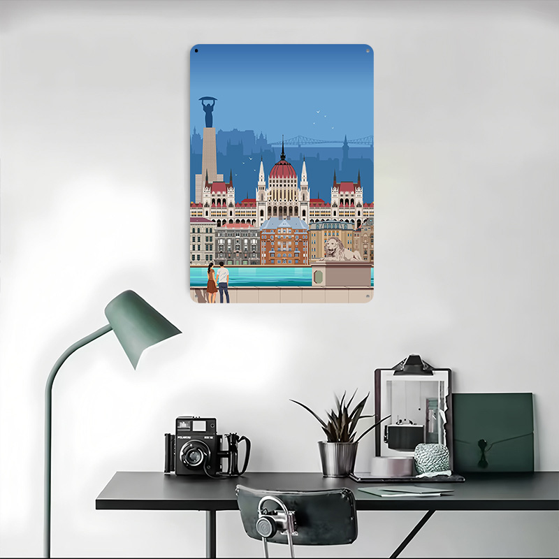 Budapest Reise-Poster aus Weiß – Travel Accessories For Europe Bewertung und Preis