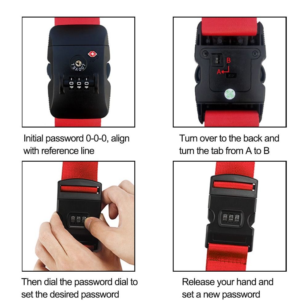 Verstellbarer Reisekoffer Band – Travel Lock Tsa Approved Bewertung und Preis