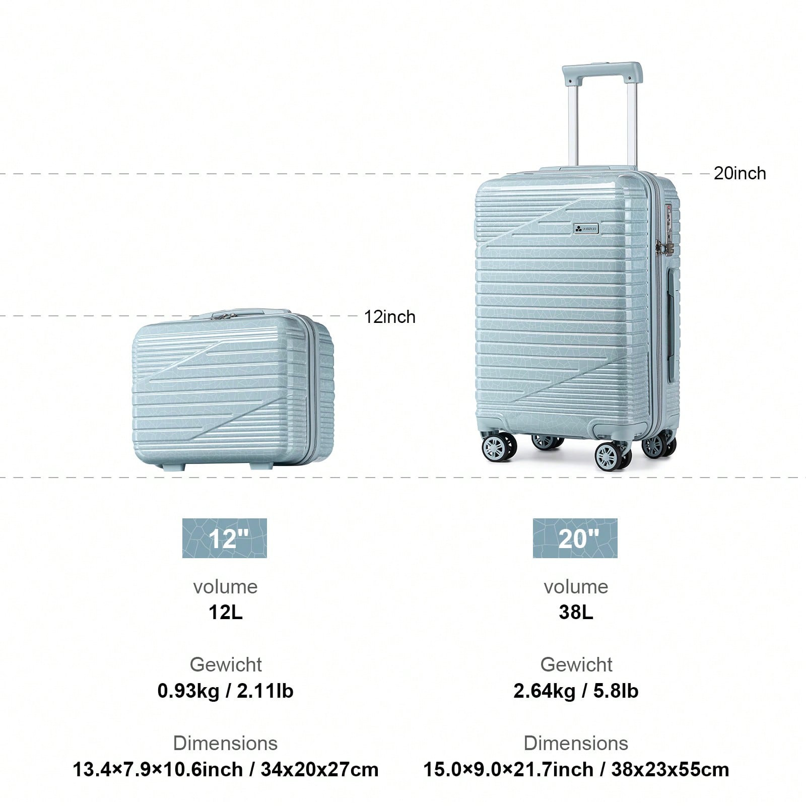 20 Zoll Handgepäck Hartschalen – Travel Lock Tsa Approved Bewertung und Preis