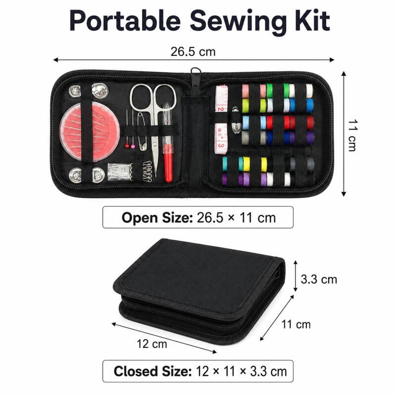Tragbares Nähset für Anfänger  – Travel Accessories To Sew Bewertung und Preis