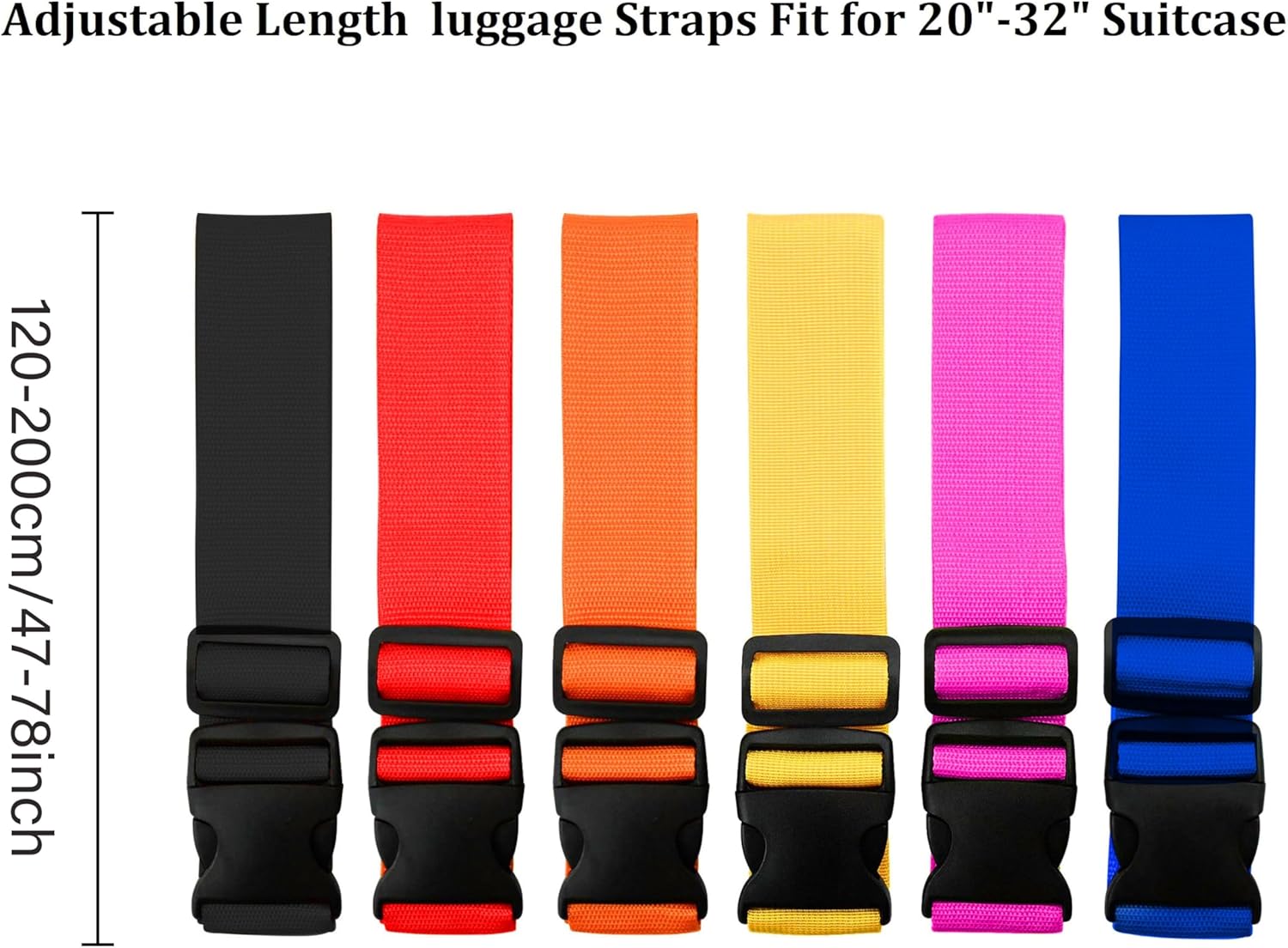 2er-Pack verstellbare Gepäckgu – Luggage Strap Belt Bewertung und Preis