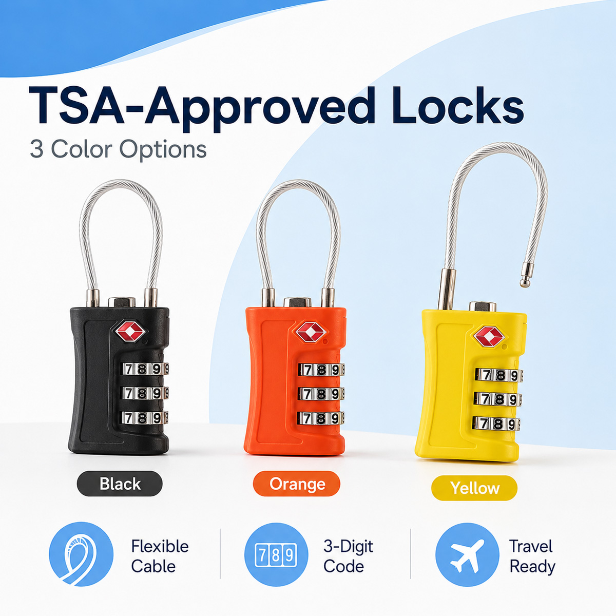 TSA-zugelassenes Gepäckschloss – Travel Lock Tsa Approved Bewertung und Preis