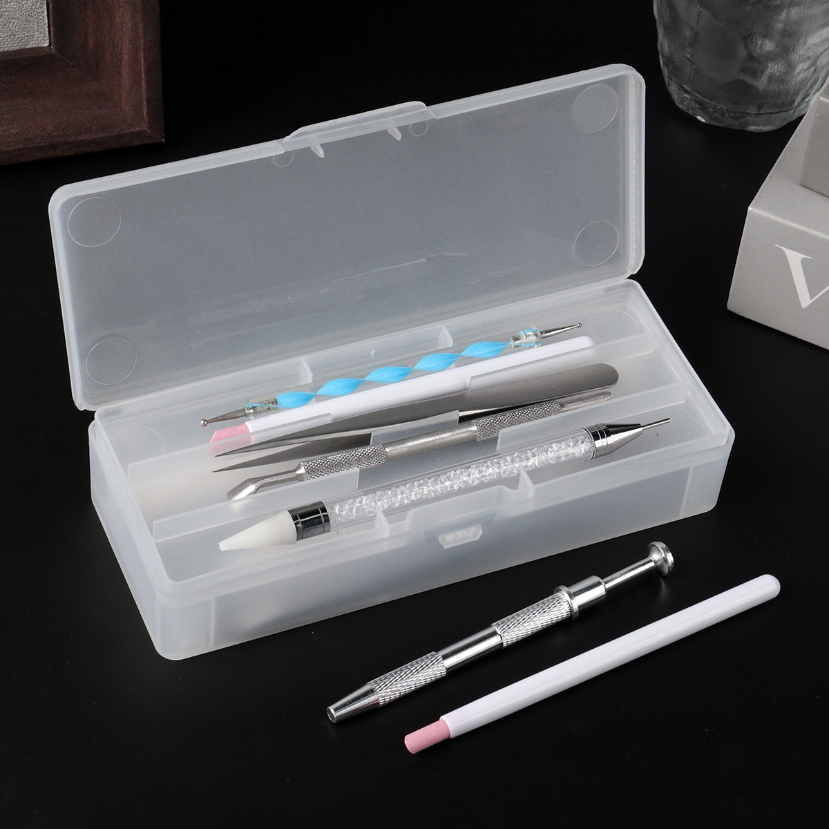 Transparentes Nagelstudio-Set  – Travel Accessories Box Bewertung und Preis