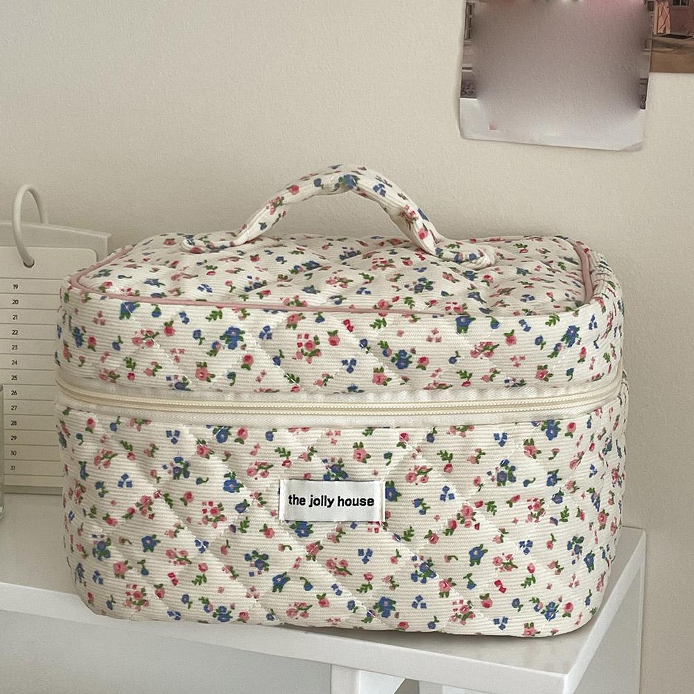 Vintage Blumenmuster Gesteppte – Travel Accessories Box Bewertung und Preis