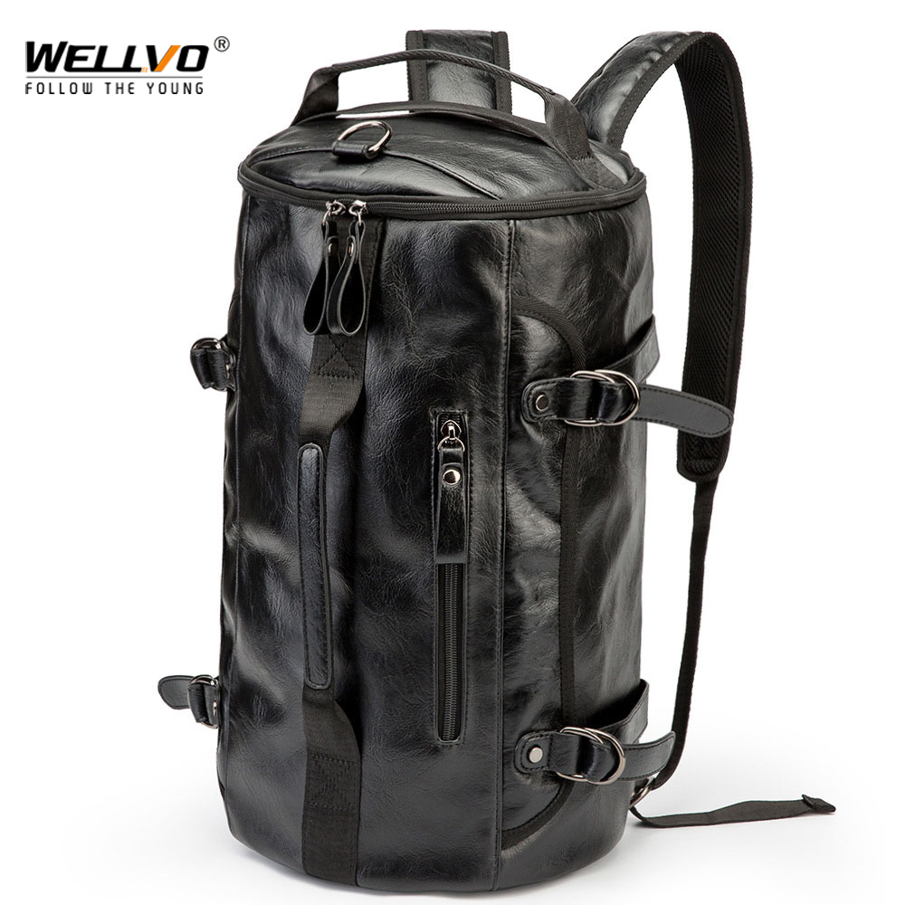 Männer Leder Eimer Rucksack Mu – Luggage Strap Belt Bewertung und Preis