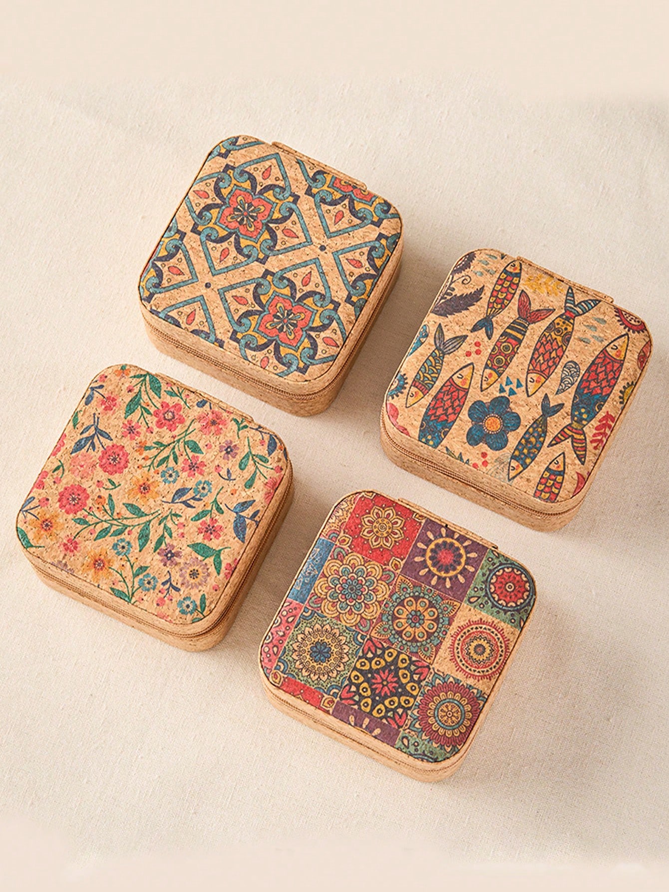 Quadratischer Vintage-Schmuckk – Travel Accessories Box Bewertung und Preis