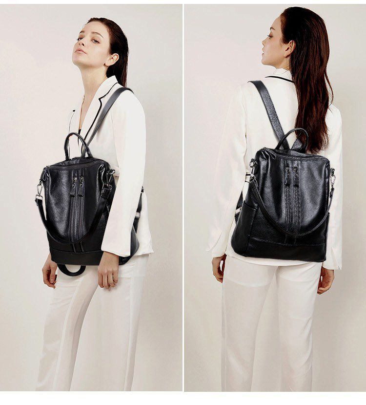 Frauen Weiches Leder Rucksack  – Travel Accessories Leather Bewertung und Preis