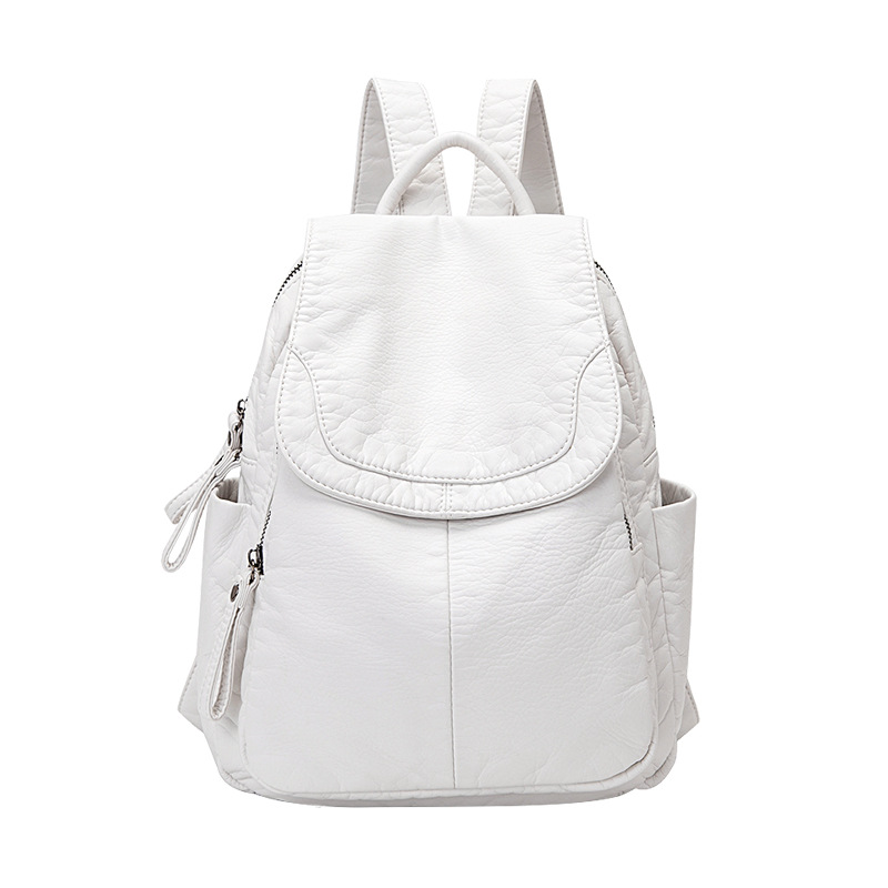 Damen rucksack weiß gewaschene – Travel Accessories Leather Bewertung und Preis