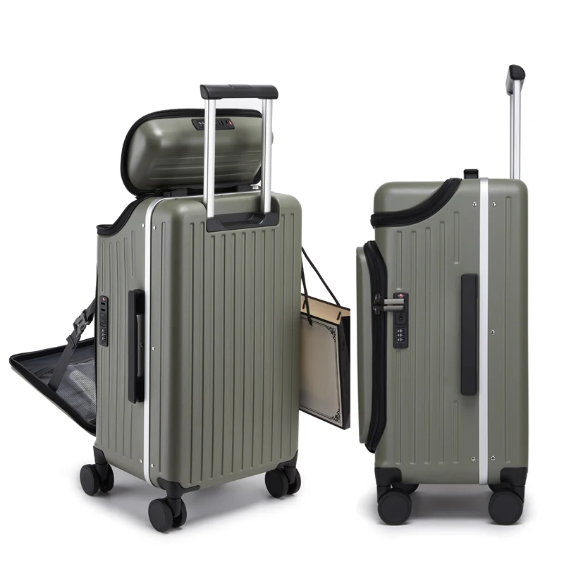 100% PC Hartschalen-Koffer mit – Travel Lock Tsa Approved Bewertung und Preis
