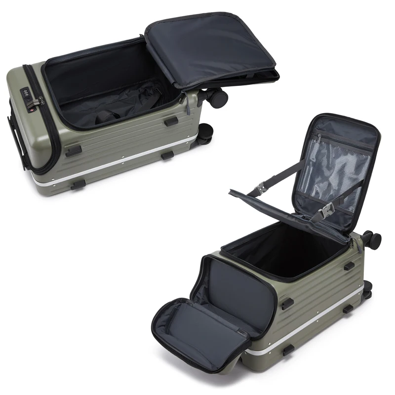 100% PC Hartschalen-Koffer mit – Travel Lock Tsa Approved Bewertung und Preis