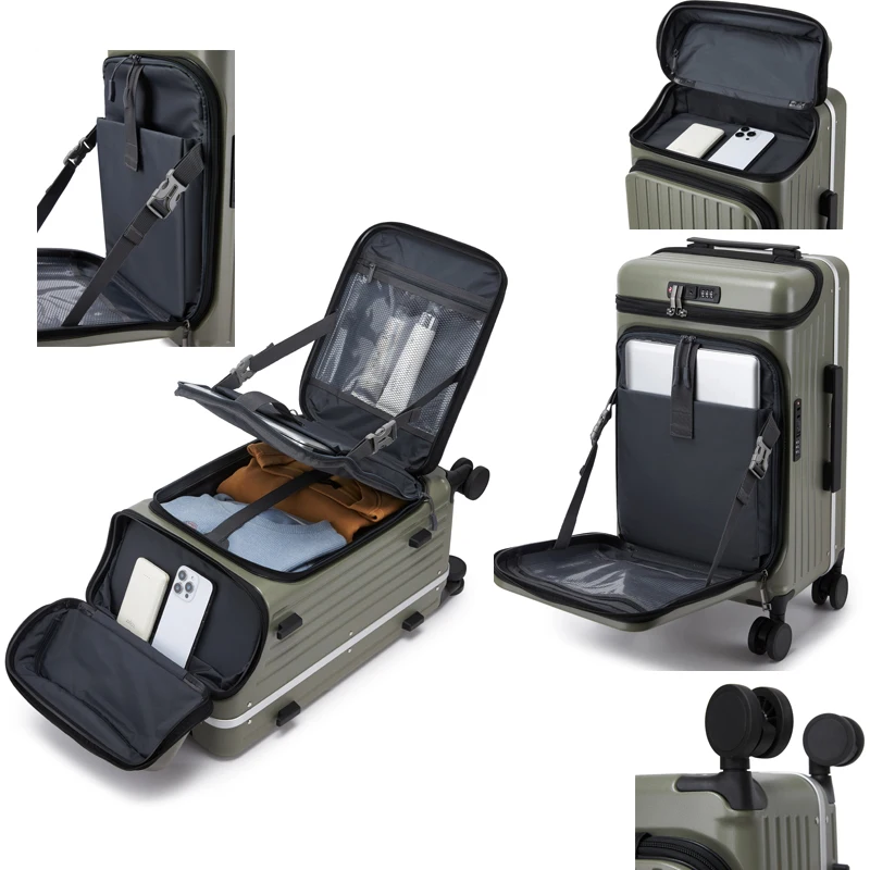 100% PC Hartschalen-Koffer mit – Travel Lock Tsa Approved Bewertung und Preis
