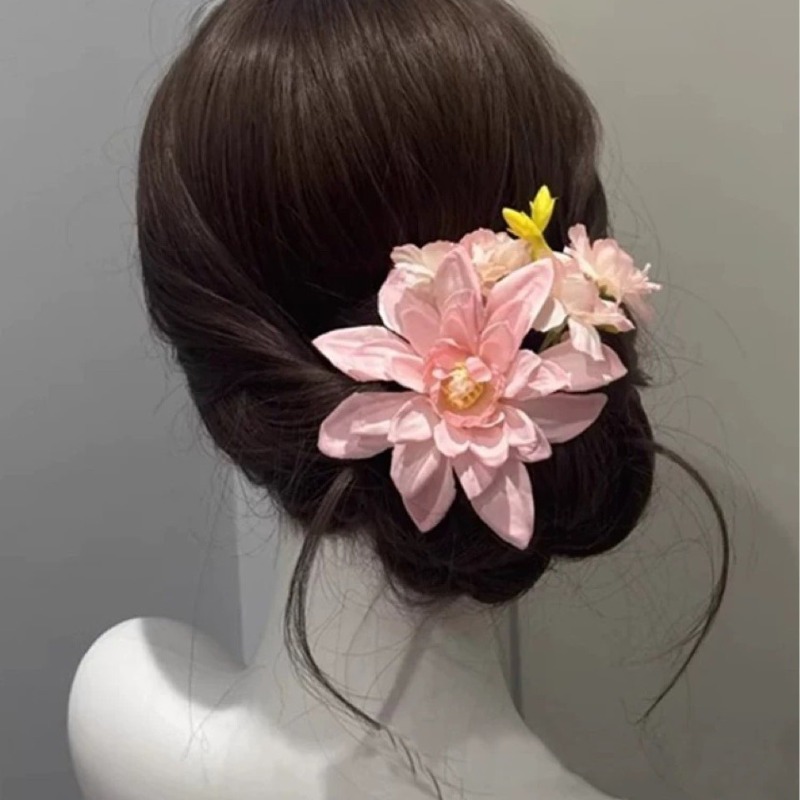 Rosa-blaue Blumen-Haarspange i – Travel Accessories Bunnings Bewertung und Preis