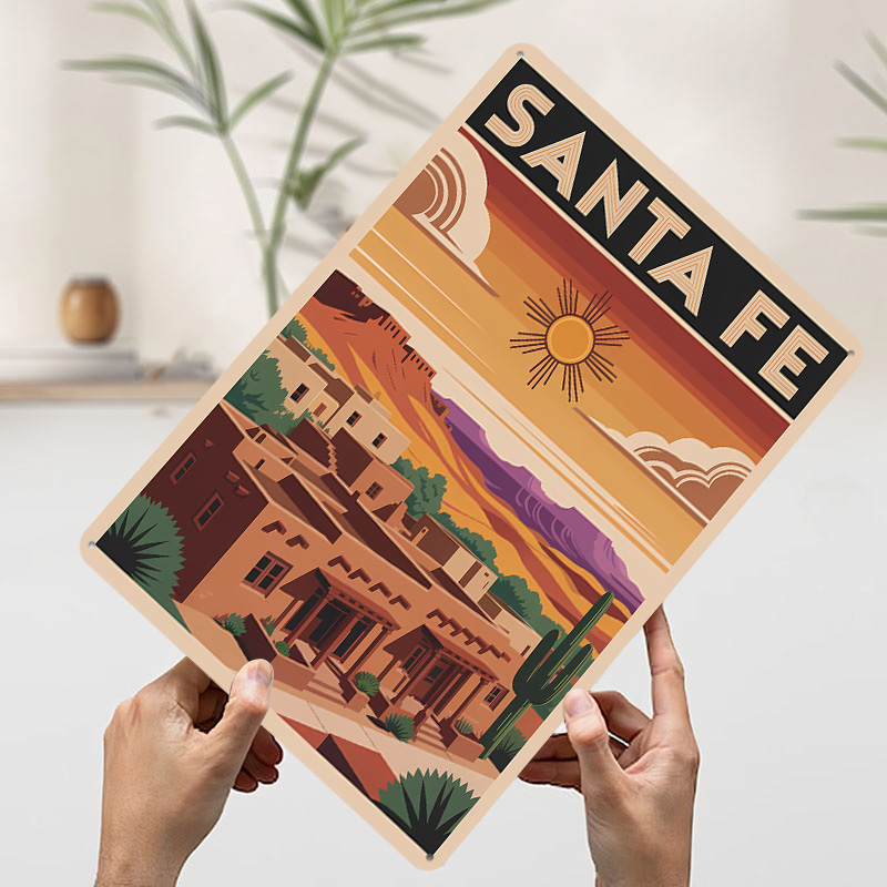 Santa Fe Reiseplakat, personal – Travel Accessories For Europe Bewertung und Preis