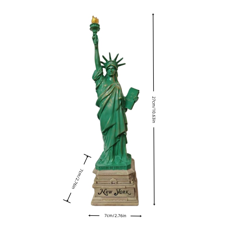 Freiheitsstatue aus Kunstharz, – Travel Accessories For Europe Bewertung und Preis
