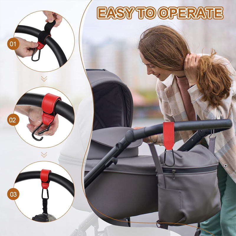 2 Stück Leder-Kinderwagenhaken – Travel Accessories For 4 Year Old Bewertung und Preis
