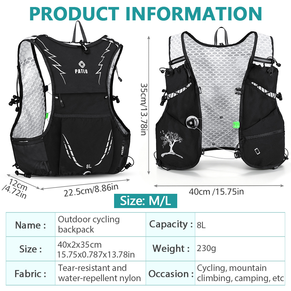 NEWBOLER 8L Outdoor Trail Runn – Hydration Pack Backpack Bewertung und Preis