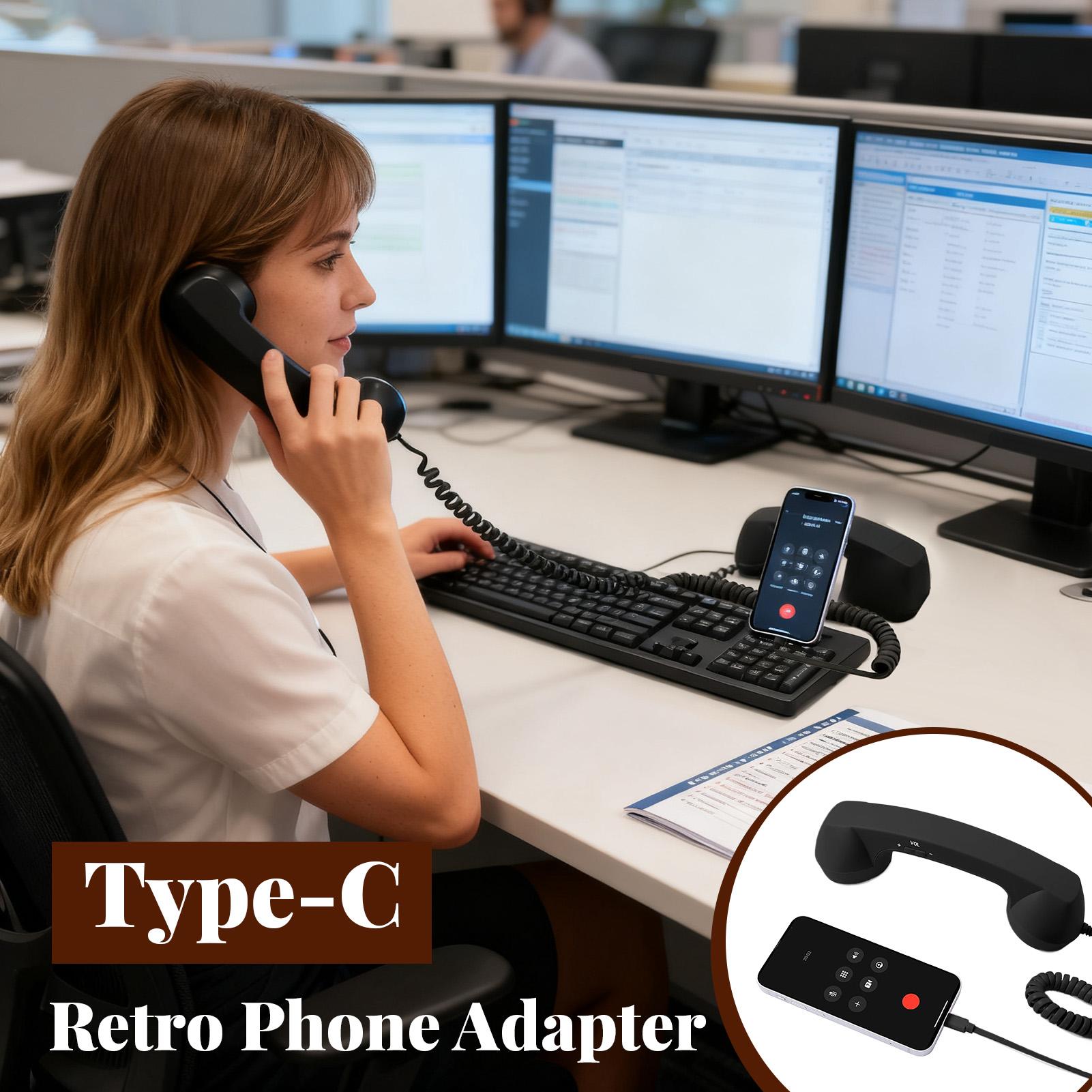 Typ-C Retro-Telefonadapter, Fe – Travel Accessories Gifts Bewertung und Preis