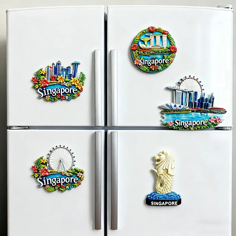 1 x Singapur-Kühlschrankmagnet – Travel Accessories Singapore Bewertung und Preis